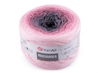 Bavlněná pletací příze Rosegarden 250 g Balení: 1 ks, Varianta: 14 (313) růžová střední šedá