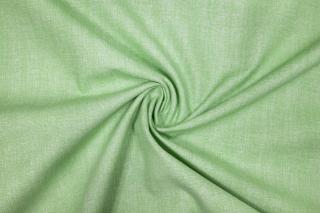 Bavlněné plátno pastelově zelený melír