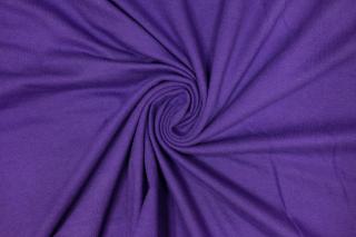 Bavlněný úplet elastický fialový 190g
