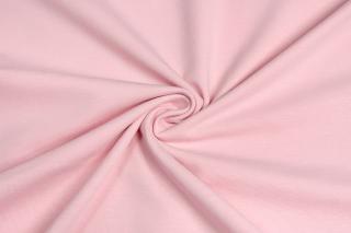 Bavlněný úplet elastický růžová světlejší 160 g/m2