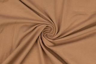 Bavlněný úplet elastický warm taupe 240 g/m2