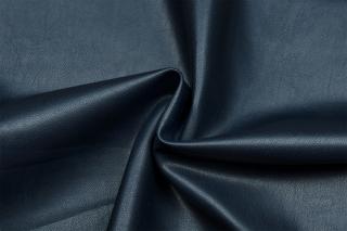 Koženka oděvní elastická broušený rub Barva: Modrá navy