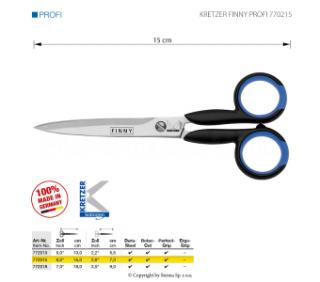 Krejčovské nůžky Kretzer Finny Profi, délka 15 cm