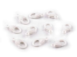 Plastová karabina průvlek 2,8 mm Balení: 20 ks, Varianta: 1 bílá