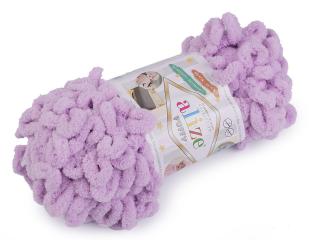 Pletací příze Alize Puffy 100 g Balení: 1 ks, Varianta: 14 (27) fialová lila