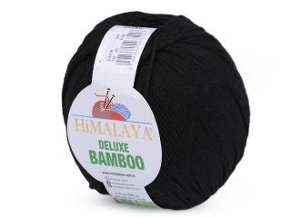 Pletací příze Deluxe Bamboo 100 g Balení: 1 ks, Varianta: 9 (29) černá