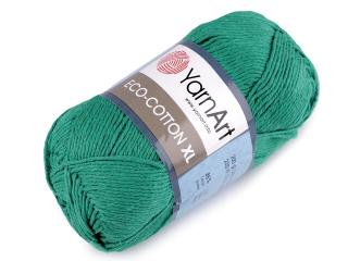 Pletací příze Eco - cotton XL 200 g Balení: 1 ks, Varianta: 11 (767) zelená pastelová