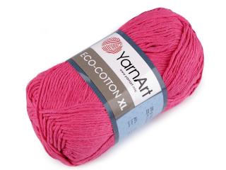 Pletací příze Eco - cotton XL 200 g Balení: 1 ks, Varianta: 12 (775) růžová pink