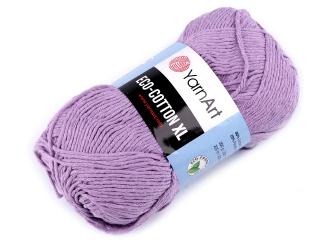 Pletací příze Eco - cotton XL 200 g Balení: 1 ks, Varianta: 15 (771) fialová lila