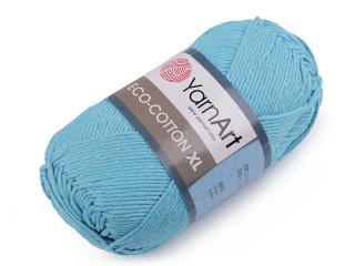 Pletací příze Eco - cotton XL 200 g Balení: 1 ks, Varianta: 8 (765) modrá azuro