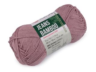 Pletací příze Jeans Bamboo 50 g Balení: 1 ks, Varianta: 6 (113) lila