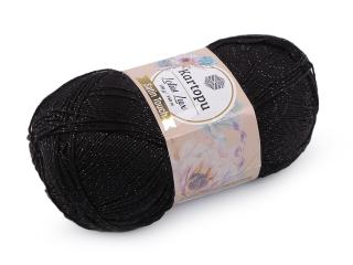 Pletací příze Lotus Lux 100 g Balení: 1 ks, Varianta: 9 (940) černá