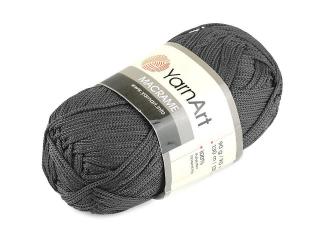 Pletací příze Macrame 90 g Balení: 1 ks, Varianta: 25 (159) šedá tmavá