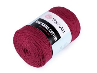 Pletací příze Macrame Cotton 250 g Balení: 1 ks, Varianta: 30 (781) bordó sv.