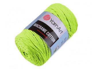 Pletací příze Macrame Cotton 250 g Balení: 1 ks, Varianta: 49 (801) zelená neon