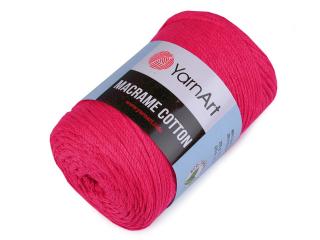 Pletací příze Macrame Cotton 250 g Balení: 1 ks, Varianta: 50 (803) růžová malinová