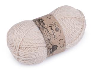 Pletací příze Melange Wool 100 g Balení: 1 ks, Varianta: 3 (855) béžová světlá