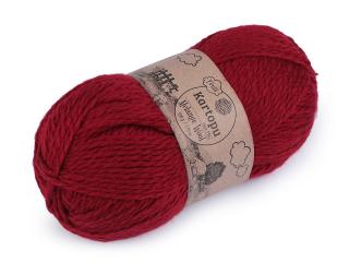 Pletací příze Melange Wool 100 g Balení: 1 ks, Varianta: 5 (2117) červená