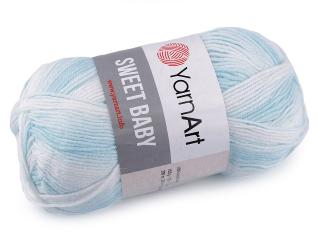 Pletací příze Sweet Baby 100 g Balení: 1 ks, Varianta: 6 (915) modrá pomněnková