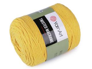 Pletací příze Twisted Macrame 500 g Balení: 1 ks, Varianta: 3 (764) žlutá narcisová