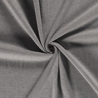 PŘEDOBJEDNÁVKA - Teplákovina počesaná 70 % bavlna, 30 % PES, 280 g/m2 Barva: Bledá šedá melé