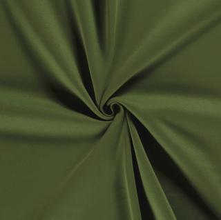 PŘEDOBJEDNÁVKA - Teplákovina počesaná 70 % bavlna, 30 % PES, 280 g/m2 Barva: Lesní zelená