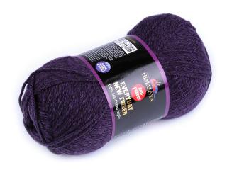 Příze pletací Everyday New Tweed 100 g Balení: 1 ks, Varianta: 5 (75115) švestková