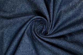 Riflovina praná 100 % bavlna - 255 g/m2 Barva: modrá středně