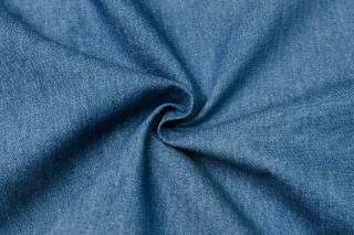 Riflovina praná 100 % bavlna - 255 g/m2 Barva: světle modrá