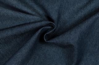 Riflovina praná 100 % bavlna - 255 g/m2 Barva: tmavě modrá