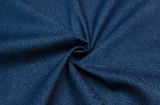 Riflovina praná 100 % bavlna - 330 g/m2 Barva: modrá středně