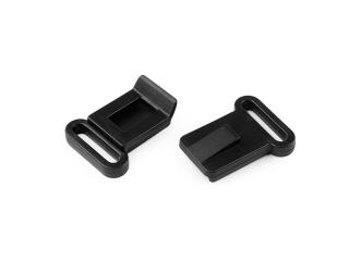 Spona šíře 20 mm, 25 mm Balení: 20 pár, Varianta: 1 (20 mm) černá
