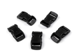 Spona trojzubec prohnutá mini šíře 10 mm Balení: 10 pár, Varianta: 6 černá