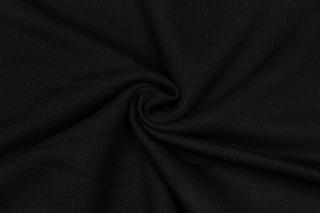 Teplákovina černá 100 % bavlna, 470 g/m2
