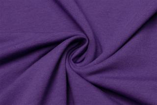 Teplákovina elastická fialová 290 g/m²