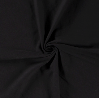 Teplákovina elastická GOTS Barva: Černá