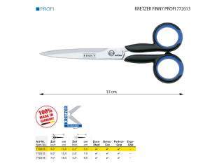 Univerzální nůžky Kretzer Finny Profi, délka 13 cm