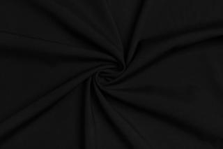 Viskózová tkanina strečová 180 g/m2 Barva: Černá