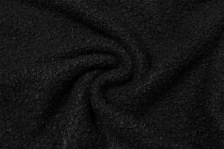 Vlněná kabátovka krul černý