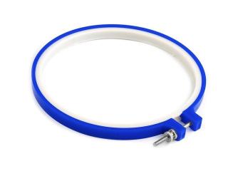 Vyšívací kruh plastový Ø15,5 cm, 19 cm Balení: 1 ks, Varianta: 4 (15,5 cm) modrá