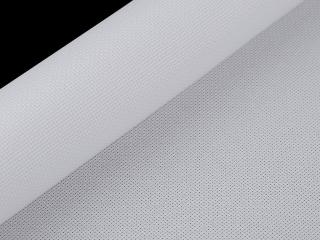 Vyšívací tkanina Kanava 54 oček šíře 50 cm Balení: 5 m, Varianta: 1 bílá