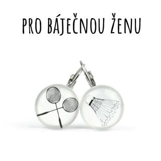 Badminton náušnice VISACÍ 12 mm