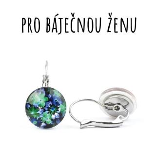 Květinové náušnice VISACÍ 12 mm