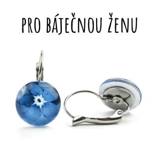 Pomněnka náušnice VISACÍ 12 mm