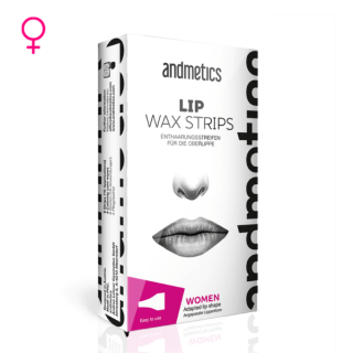 andmetics Lip Wax Strips - depilační pásky na horní ret