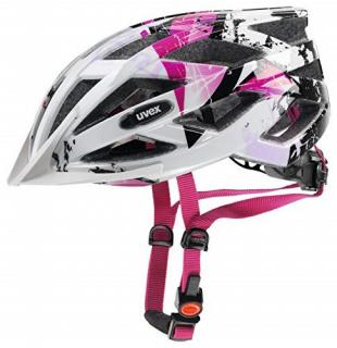 Cyklistická helma UVEX AIRWING Barva: Bílo - růžová, Velikost: 52-57