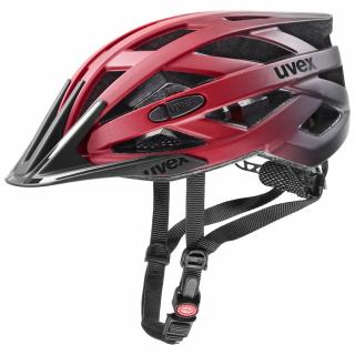 Cyklistická přilba UVEX  I-VO CC Barva: Černo-červená, Velikost: 52-57