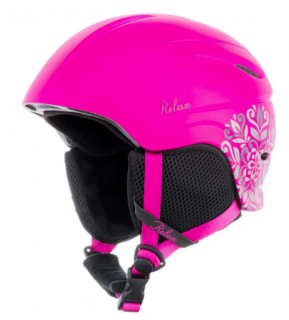 Dětská lyžařská helma Relax TWISTER RH18 Barva: Růžová, Velikost: S: 53 - 56