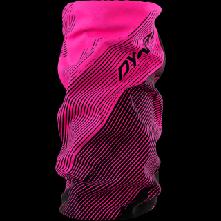 DYNAFIT LOGO NECK GAITER 22/23 Barva: Pink glo/0910 STRIPED, Velikost: UNI