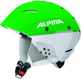 Lyžařská helma Alpina Cheos SL Barva: Zeleno - bílá, Velikost: 52 - 56